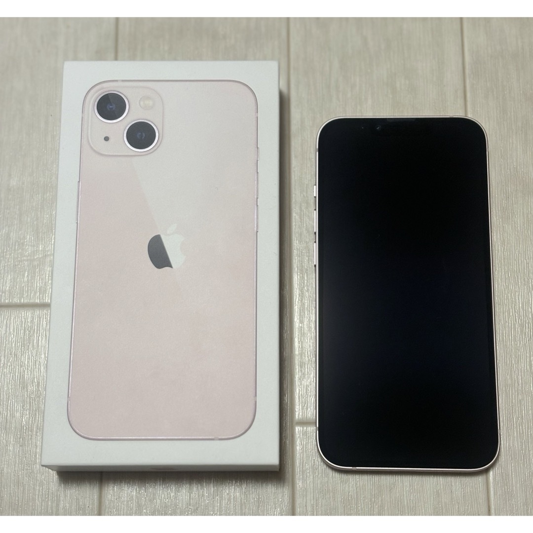 【美品】 iPhone 13 ピンク 128GB SIMフリー
