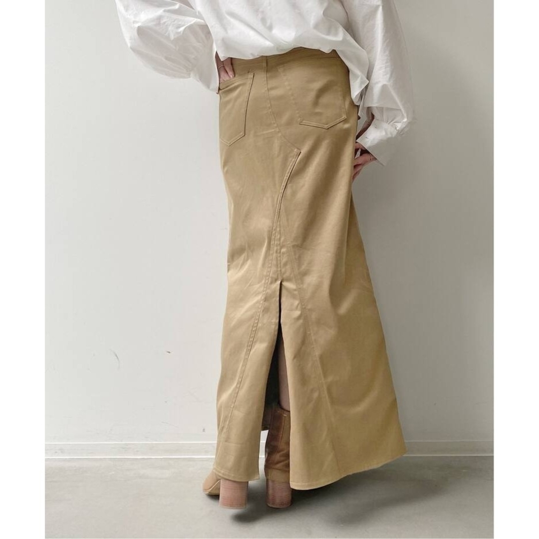 L'Appartement DEUXIEME CLASSE(アパルトモンドゥーズィエムクラス)の美品⭐L'AppartementChino Maxi Skirt　38 レディースのスカート(ロングスカート)の商品写真