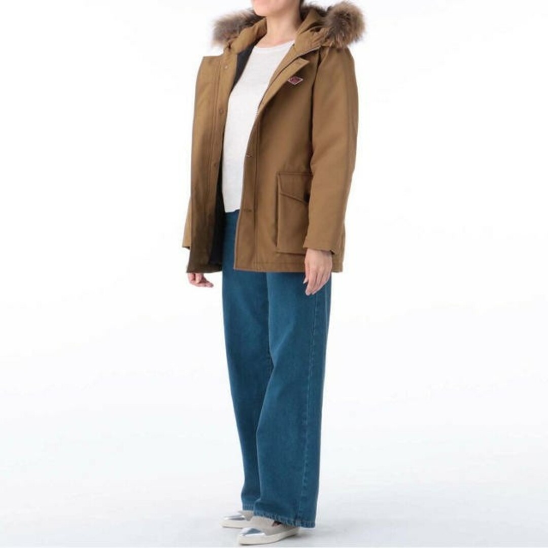 DANTON - 新品 DANTON サイズ34 タッサーラクーンファー付き DANTON - 新品 DANTON サイズ34 タッサーラクーンファー付き