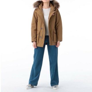 DANTON - 新品 DANTON サイズ34 タッサーラクーンファー付き DANTON - 新品 DANTON サイズ34 タッサーラクーンファー付き