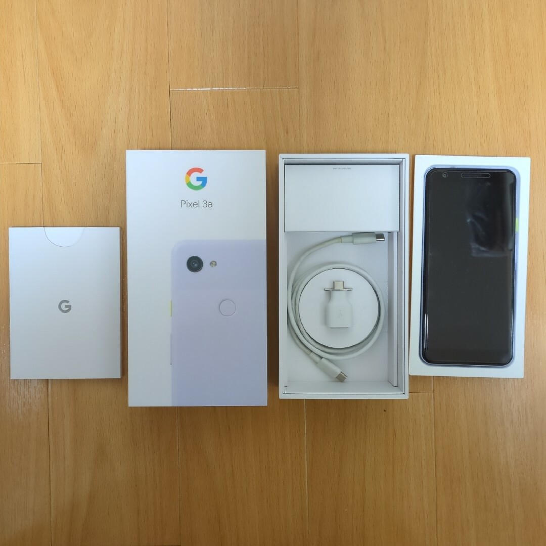 Google(グーグル)のGoogle Pixel 3a(バッテリー膨張有り)／ホワイト／SIMフリー スマホ/家電/カメラのスマートフォン/携帯電話(スマートフォン本体)の商品写真