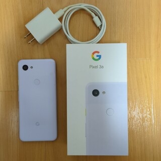 グーグル(Google)のGoogle Pixel 3a(バッテリー膨張有り)／ホワイト／SIMフリー(スマートフォン本体)