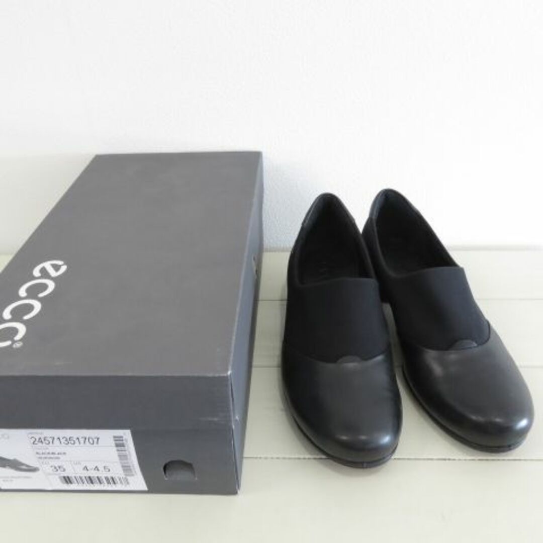 ecco エコー　GORETEX Slip on 　ブラック　パンプス　35レディース