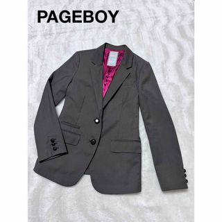 ページボーイ(PAGEBOY)のPAGEBOY ページボーイ テーラード ジャケット M ブラウン(テーラードジャケット)