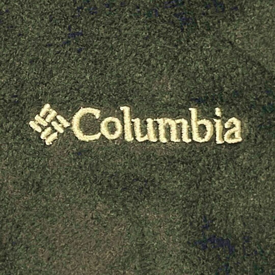 Columbia(コロンビア)の【038】USA規格コロンビア フルジップ フリースベスト　ロゴ刺繍 メンズのトップス(ベスト)の商品写真