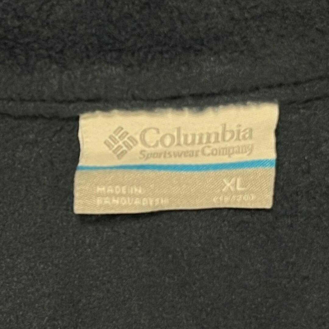 Columbia(コロンビア)の【038】USA規格コロンビア フルジップ フリースベスト　ロゴ刺繍 メンズのトップス(ベスト)の商品写真