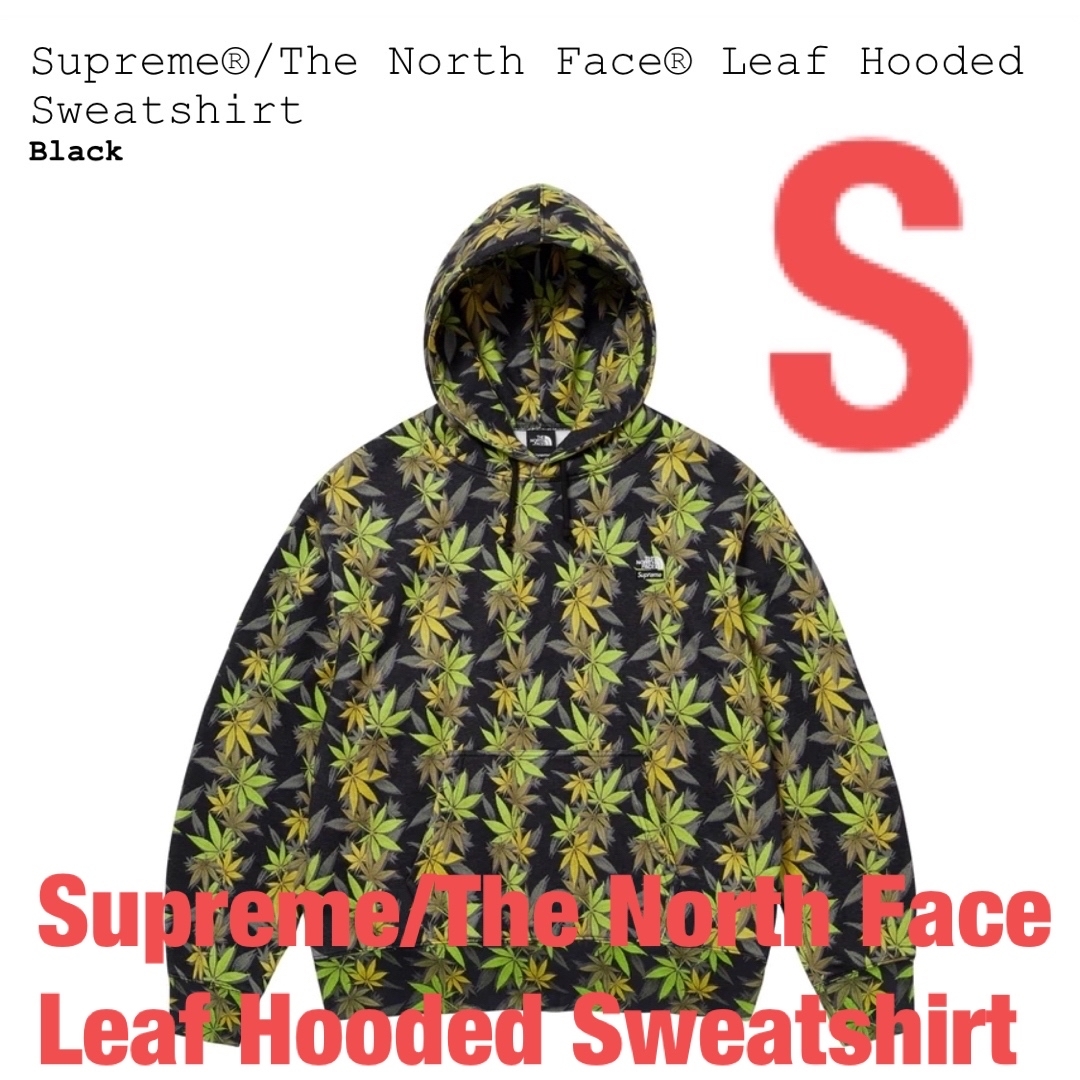 BlackブラックSIZESupreme The North Face Leaf Hooded パーカー