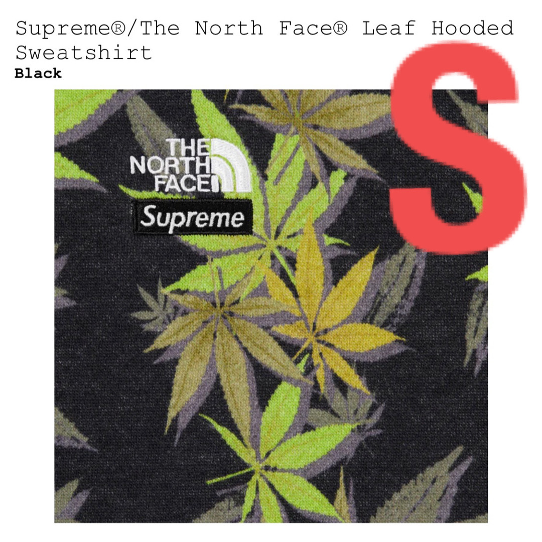 BlackブラックSIZESupreme The North Face Leaf Hooded パーカー