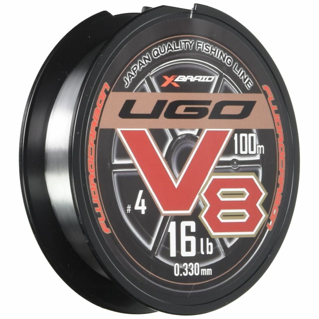 【在庫処分】エックスブレイド(X-Braid) ユーゴ V8 ハード 100m  スポーツ/アウトドアのフィッシング(釣り糸/ライン)の商品写真