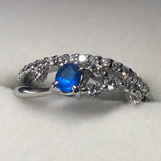 専用ですアウイナイトリング　pt900  0.15ct 8号(リング(指輪))