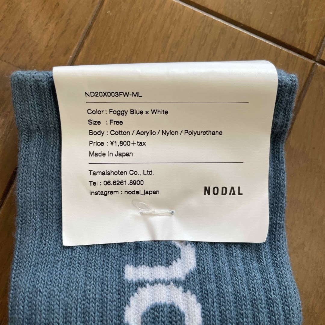 【新品、未使用】NODAL 足袋靴下 レディースのレッグウェア(ソックス)の商品写真