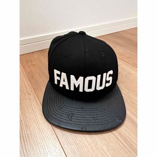 フェイマス(FAMOUZ)のFAMOUS キャップ　黒(キャップ)