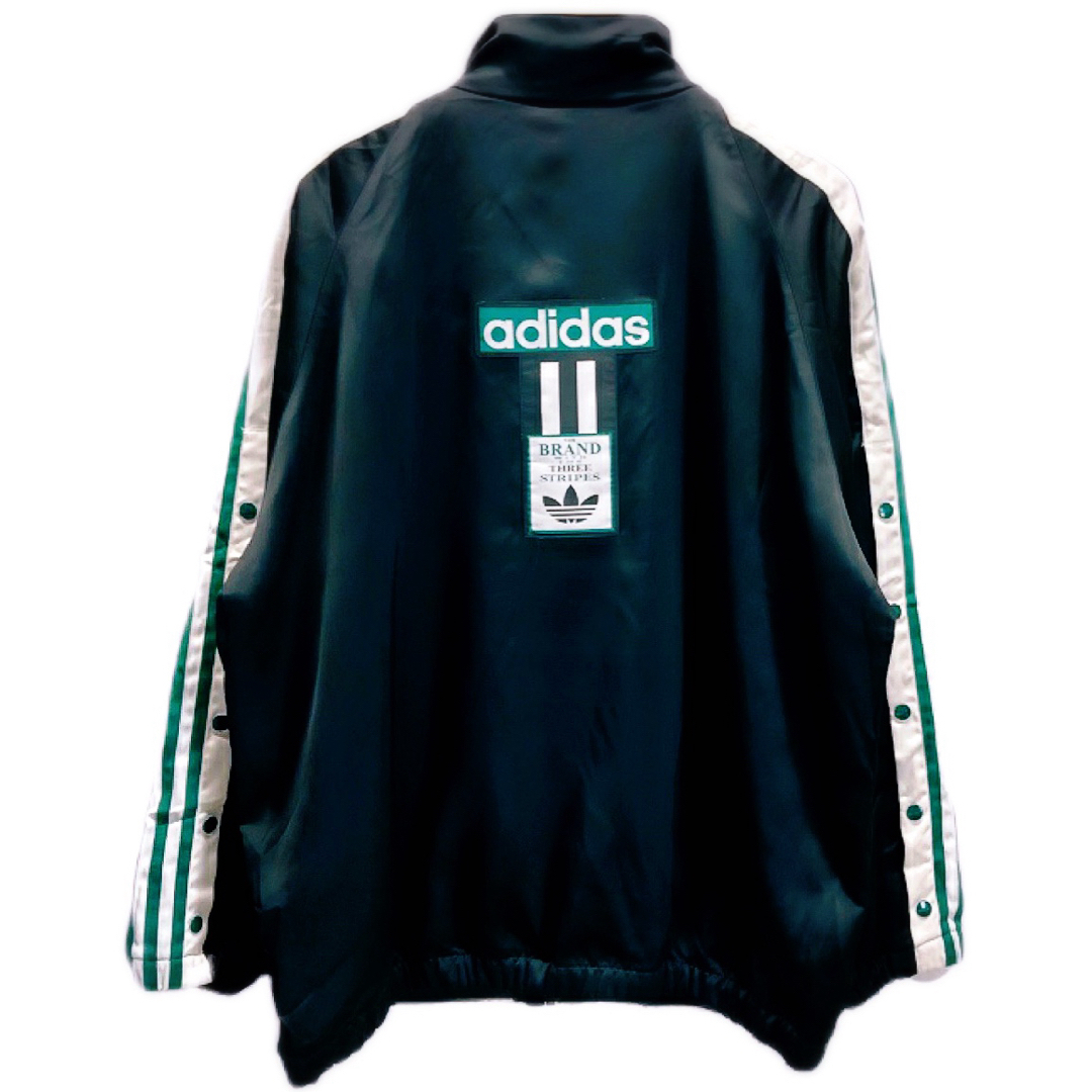 adidas(アディダス)のアディダス 変わりデザイン ジャージ ジャケット ブルゾン 緑 アディブレイク  メンズのトップス(ジャージ)の商品写真