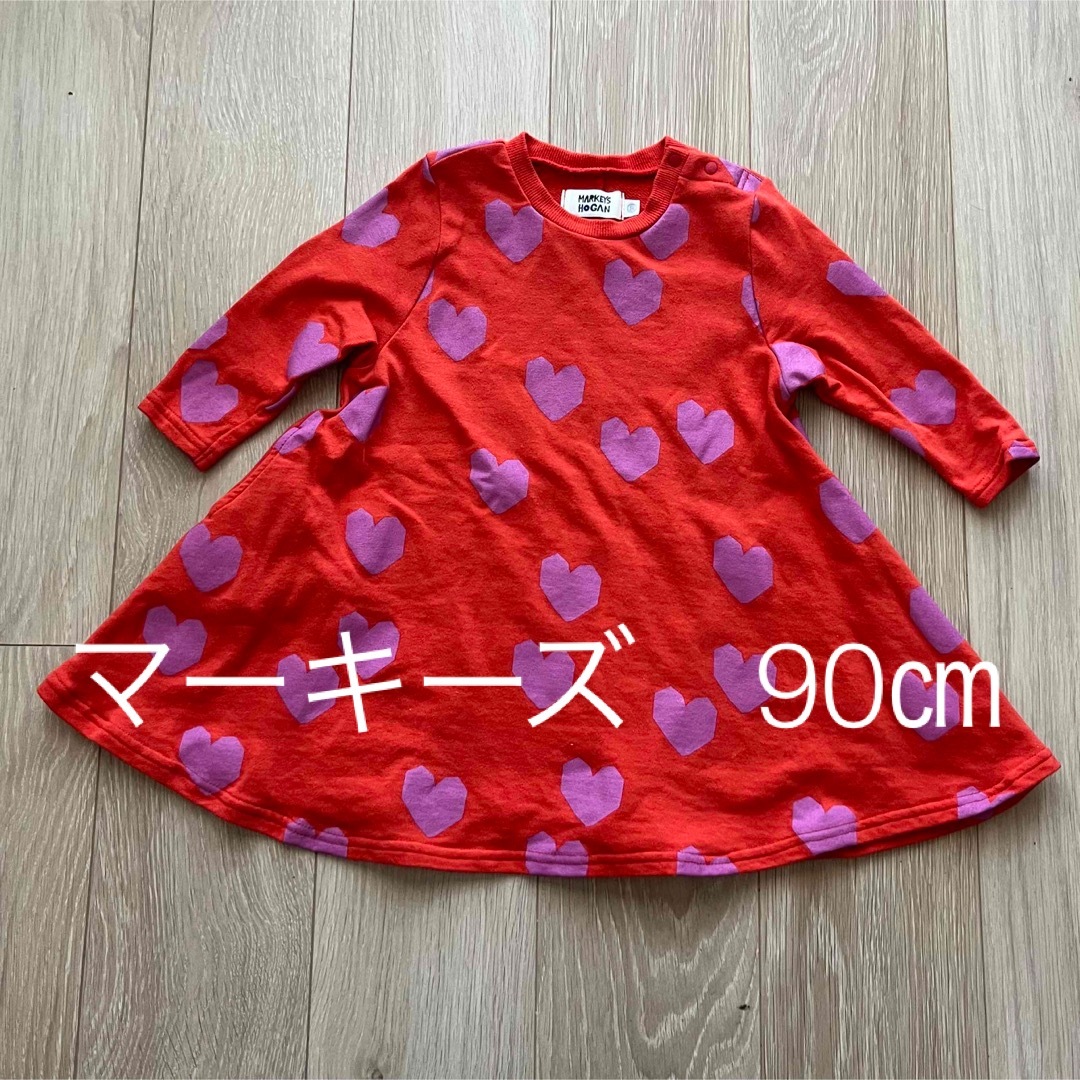 MARKEY'S(マーキーズ)のマーキーズ　ワンピース　90㎝ キッズ/ベビー/マタニティのキッズ服女の子用(90cm~)(ワンピース)の商品写真