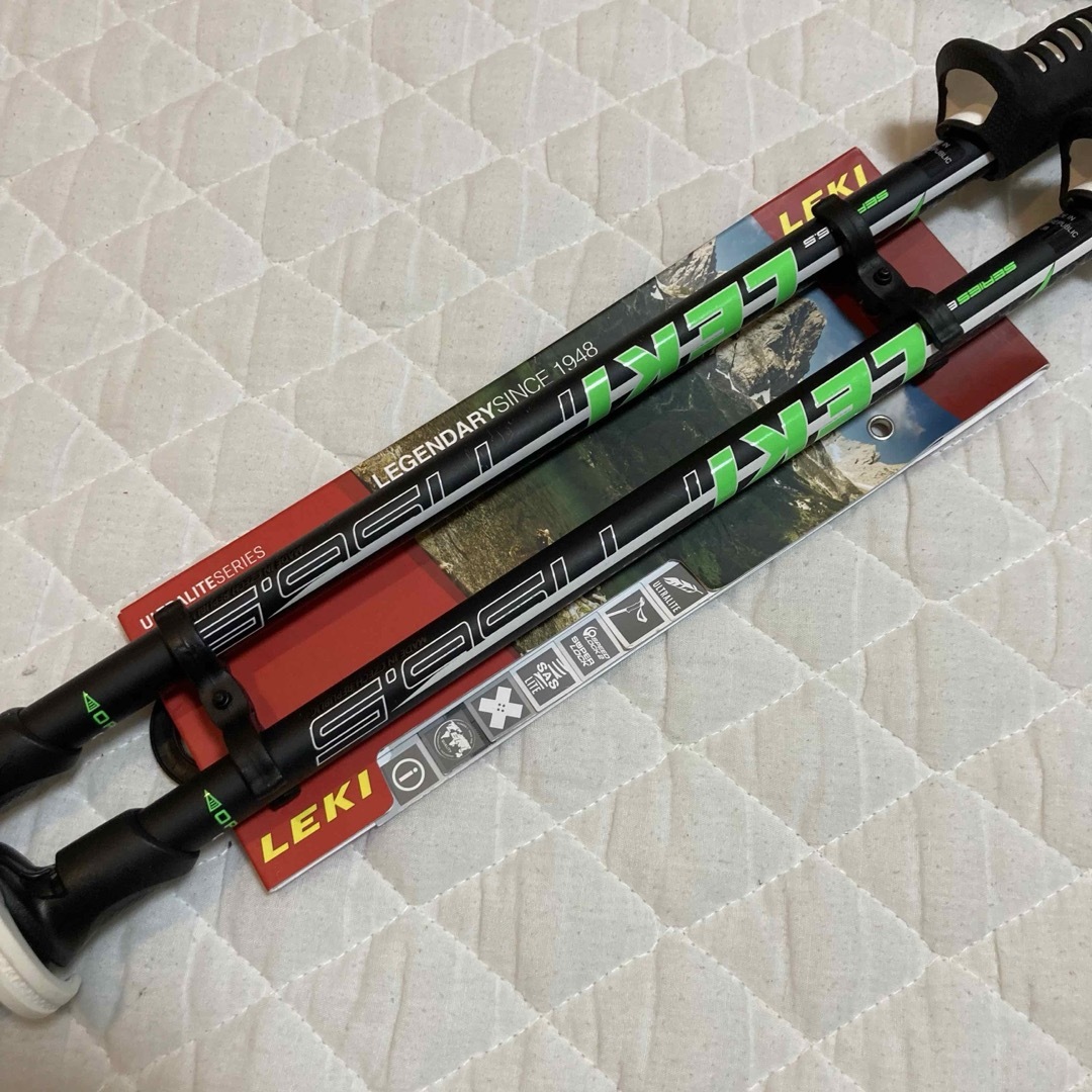 LEKI(レキ)のLEKI (レキ) トレッキングポール ジャーニーSPD DSS グリーン　ペア スポーツ/アウトドアのアウトドア(登山用品)の商品写真