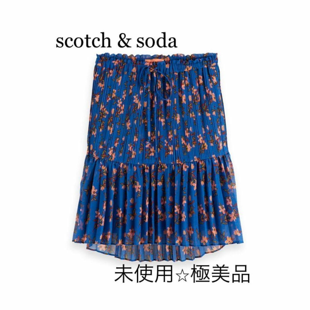 MAISON SCOTCH(メゾンスコッチ)のScotch&soda/Maison Scotch シフォンプリーツミニスカート レディースのスカート(ミニスカート)の商品写真