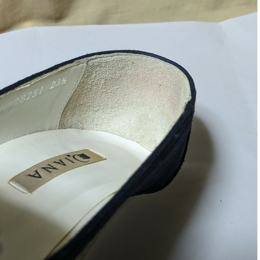DIANA(ダイアナ)のダイアナ　スエード　ハイヒール　マリン　23.5 レディースの靴/シューズ(ハイヒール/パンプス)の商品写真