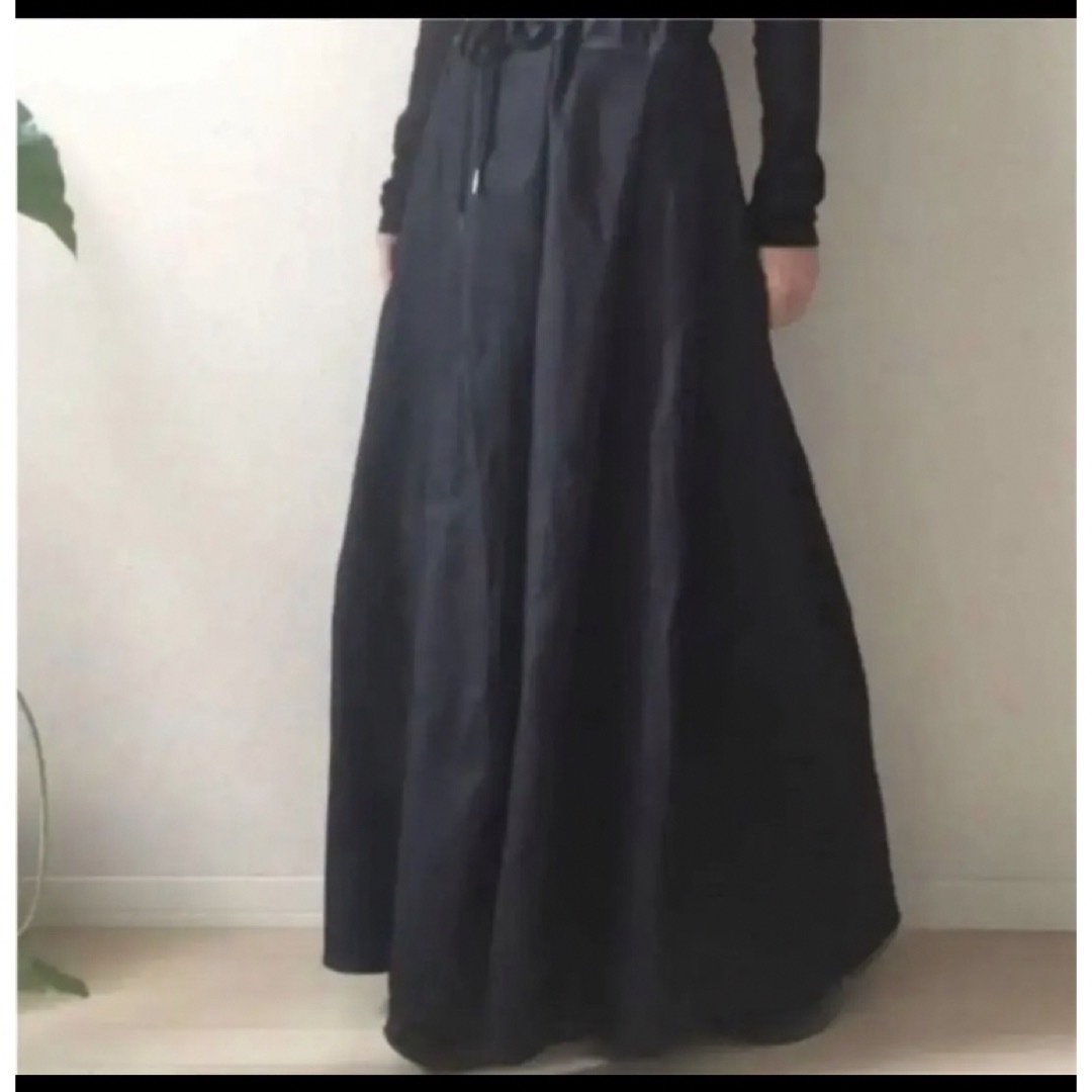 Archive(アーカイブ)のデニム　ロングスカート　マキシ　モード　インディゴ　岡山デニム　フリーサイズ レディースのスカート(ロングスカート)の商品写真