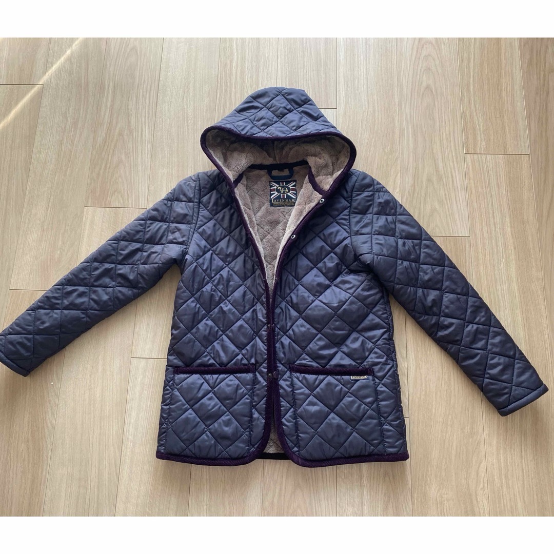 LAVENHAM(ラベンハム)の美品　LAVENHAMクレイドン キルティング ジャケット　パープル　12 キッズ/ベビー/マタニティのキッズ服女の子用(90cm~)(ジャケット/上着)の商品写真