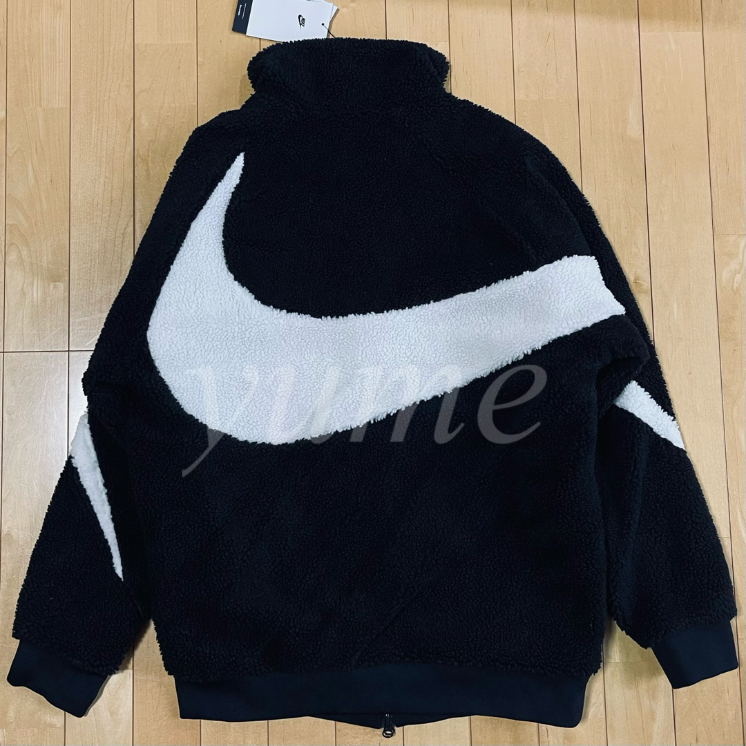 NIKE - 新品 XL ナイキ ボアジャケット ブラック ビッグスウォッシュ