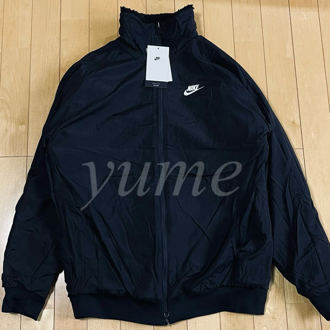 NIKE - 新品 XL ナイキ ボアジャケット ブラック ビッグスウォッシュ