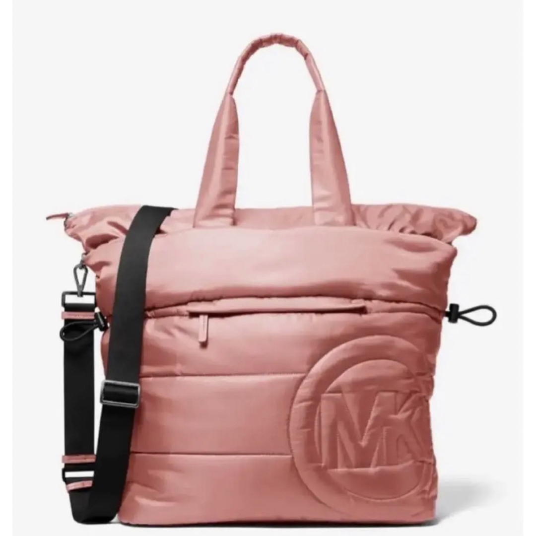 Michael Kors(マイケルコース)のマイケルコース A4OK！キルト調 軽量ナイロントート ローズピンク系 レディースのバッグ(トートバッグ)の商品写真