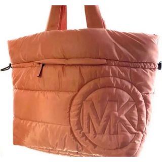 マイケルコース(Michael Kors)のマイケルコース A4OK！キルト調 軽量ナイロントート ローズピンク系(トートバッグ)