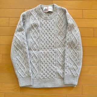 ユナイテッドアローズグリーンレーベルリラクシング(UNITED ARROWS green label relaxing)のハミルトンラム アラン クルーネック UNITED ARROWS(ニット/セーター)