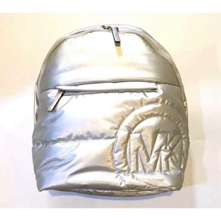 マイケルコース(Michael Kors)のマイケルコース 軽量 A4OK！キルト調 ナイロン リュック シルバー(リュック/バックパック)