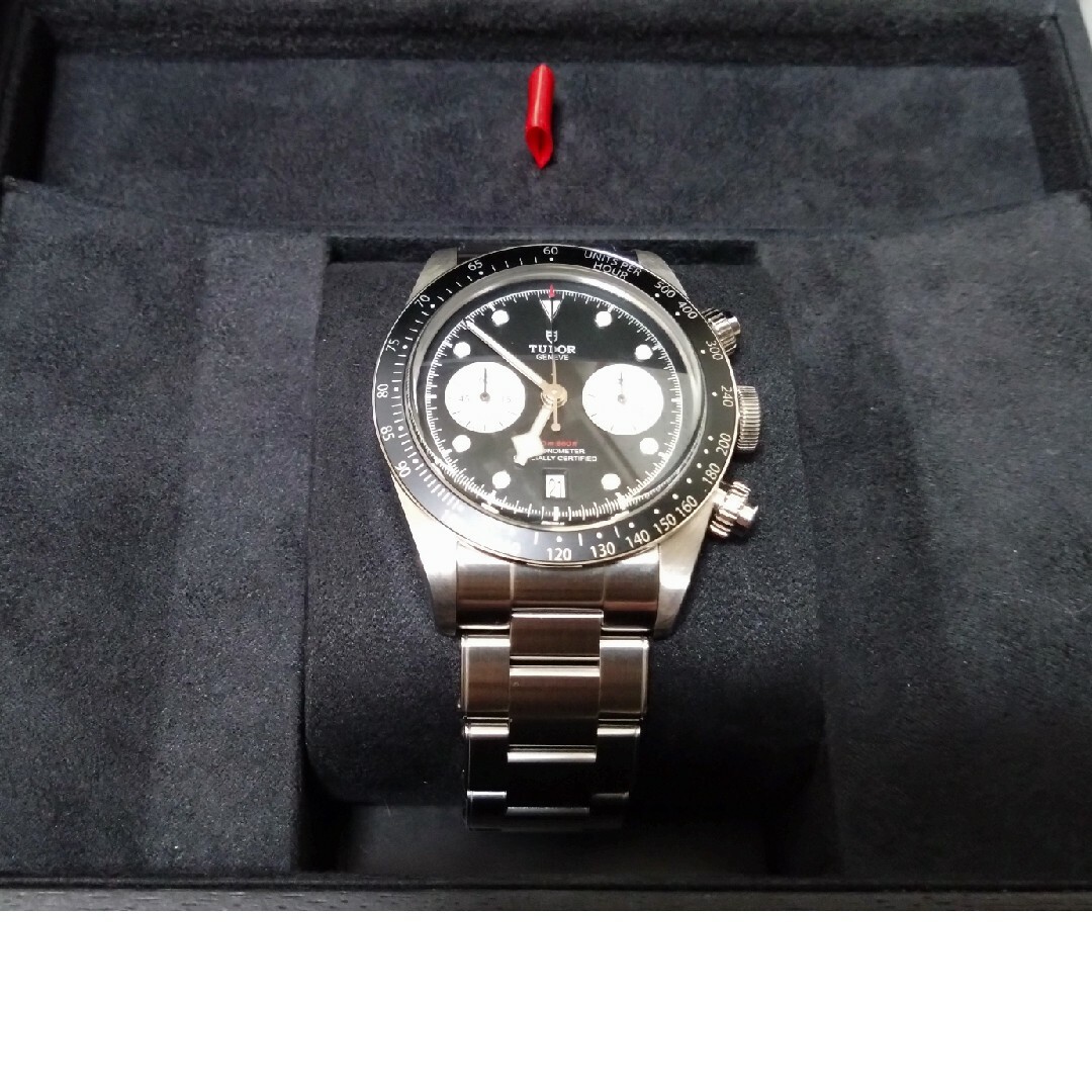 Tudor(チュードル)の保証書付 チューダー ブラックベイクロノ　M79360N-0001 黒 メンズの時計(腕時計(アナログ))の商品写真