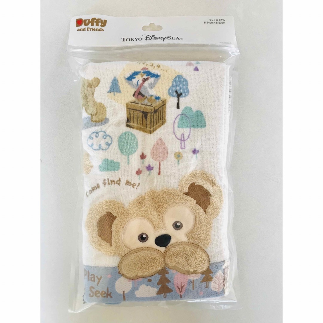 ダッフィー(ダッフィー)のDisney SEA Duffy and Friends    フェイスタオル エンタメ/ホビーのアニメグッズ(タオル)の商品写真