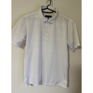 白　完全ノーアイロンポロシャツ　パーフェクトスーツファクトリー　Lサイズ(Tシャツ/カットソー(半袖/袖なし))