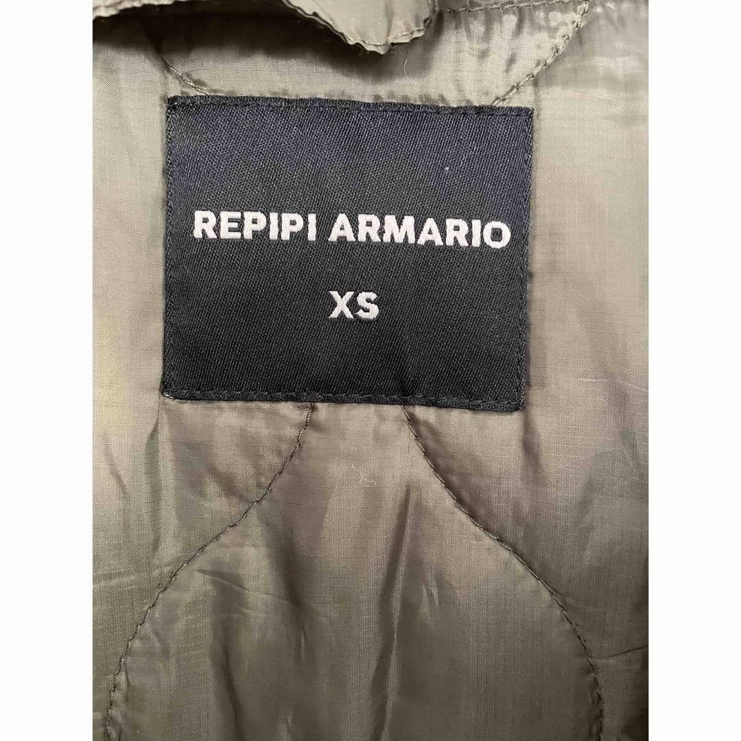 repipi armario(レピピアルマリオ)のrepipi armario  XS  キルティングコート　カーキ キッズ/ベビー/マタニティのキッズ服女の子用(90cm~)(ジャケット/上着)の商品写真