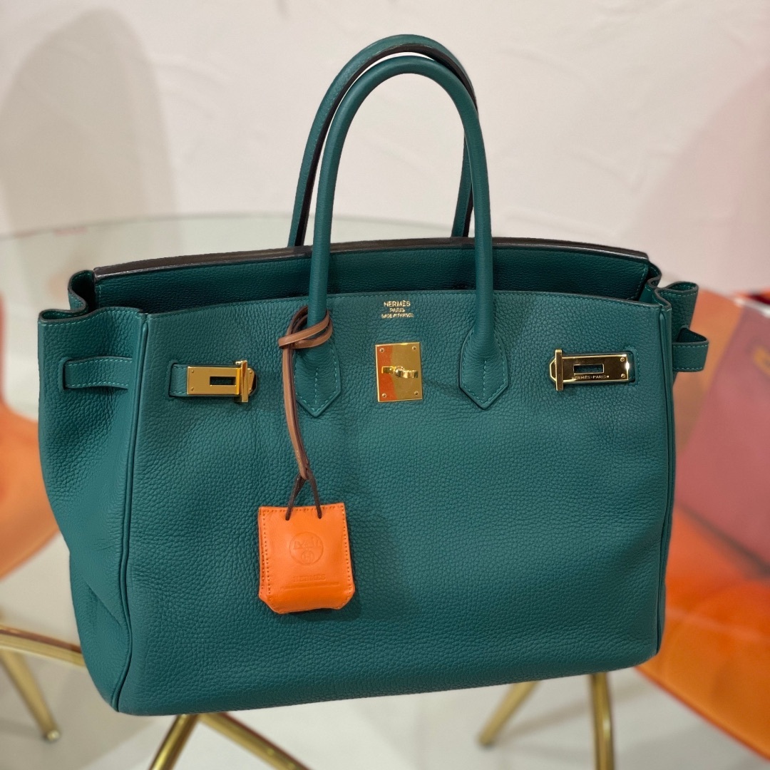 Hermes(エルメス)のエルメス サック オランジュ フー×ゴールド HERMES ac0020 レディースのアクセサリー(チャーム)の商品写真