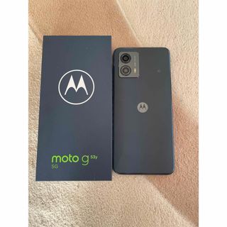 モトローラ(Motorola)のMOTOROLA moto g53y 5G A301MO インクブラック(スマートフォン本体)