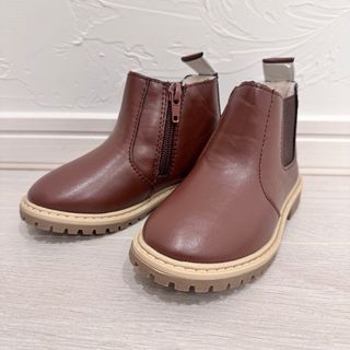 babymocs ブーツ 13cm 15.5cm 皮 冬用 レザー  (ブーツ)