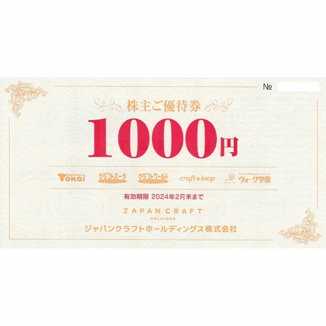 チケット18000円分 ジャパンクラフト 株主優待 藤久 - ショッピング
