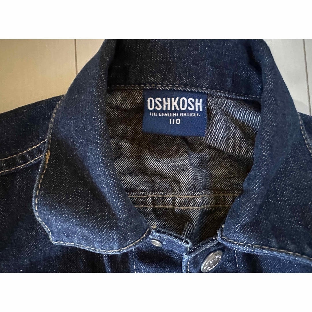 OshKosh(オシュコシュ)のオシュコシュ　デニム　ジャケット　Gジャン　110 キッズ/ベビー/マタニティのキッズ服男の子用(90cm~)(ジャケット/上着)の商品写真