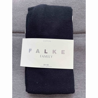 ファルケ(FALKE)のファルケ FALKE コットンタイツ　黒　サイズ38-40(タイツ/ストッキング)