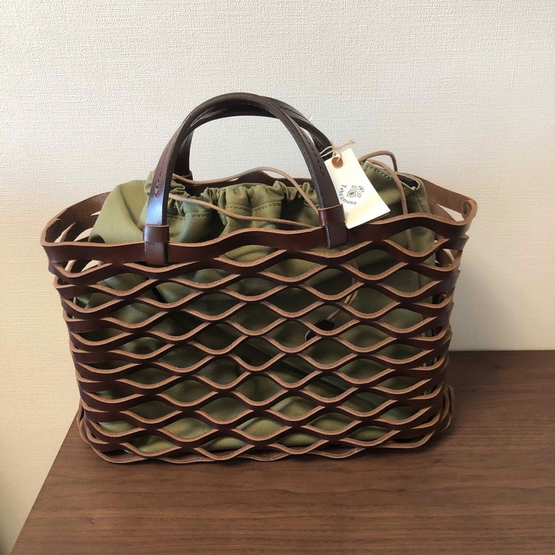 tehaamana/テハマナ レザーメッシュバッグ tehaamana/テハマナ レザーメッシュバッグ