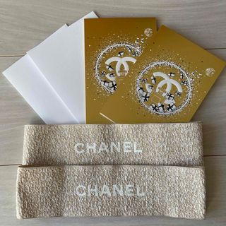 シャネル(CHANEL)のCHANELシャネル　リボン　メッセージカード(カード/レター/ラッピング)