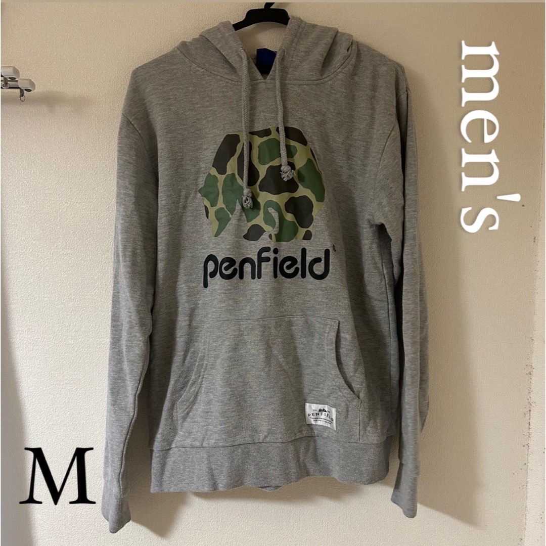 PEN FIELD(ペンフィールド)の★美品★Penfield ペンフィールド　メンズフードパーカー　スウェット　ロゴ メンズのトップス(パーカー)の商品写真