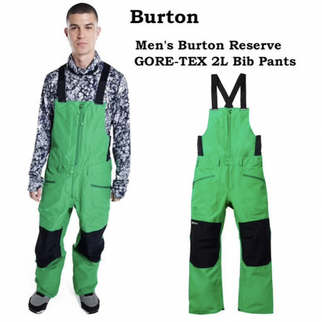 BURTON(バートン)の未使用 BURTON Reserve GORE‑TEX 2L Bib Pants スポーツ/アウトドアのスノーボード(ウエア/装備)の商品写真