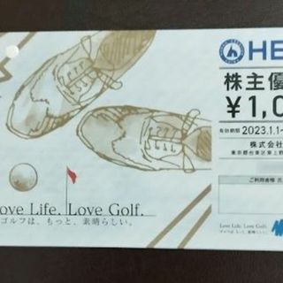HEIWA PGM 株主優待券　8枚 8000円分(ゴルフ場)