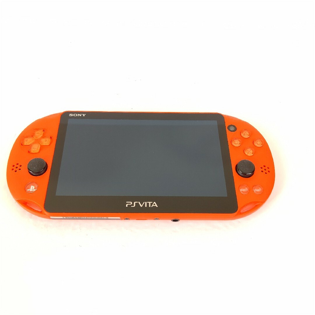 PlayStation Vita(プレイステーションヴィータ)のSONY　psvita PCH2000 ネオンオレンジ　画面極美品　ゲーム機 エンタメ/ホビーのゲームソフト/ゲーム機本体(携帯用ゲーム機本体)の商品写真