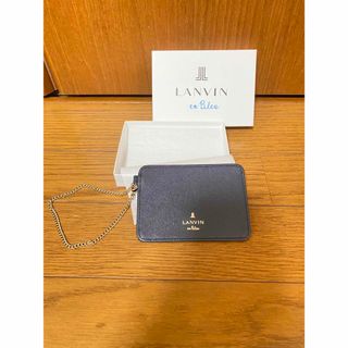 ランバンオンブルー(LANVIN en Bleu)のランバンオンブルー　パスケース　定期入れ　リュクサンブール　LANVIN(名刺入れ/定期入れ)