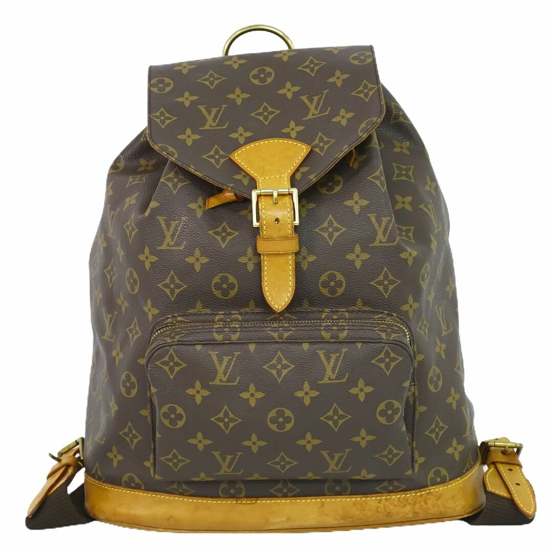 LOUIS VUITTON(ルイヴィトン)の本物 ルイヴィトン LOUIS VUITTON LV モンスリ GM モノグラム リュックサック バックパック ブラウン M51135 Montsouris ビトン バッグ 中古	 レディースのバッグ(リュック/バックパック)の商品写真