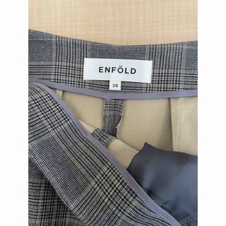 ENFOLD - 【値引きしました】ENFOLD エンフォルド チェッククロップドパンツ