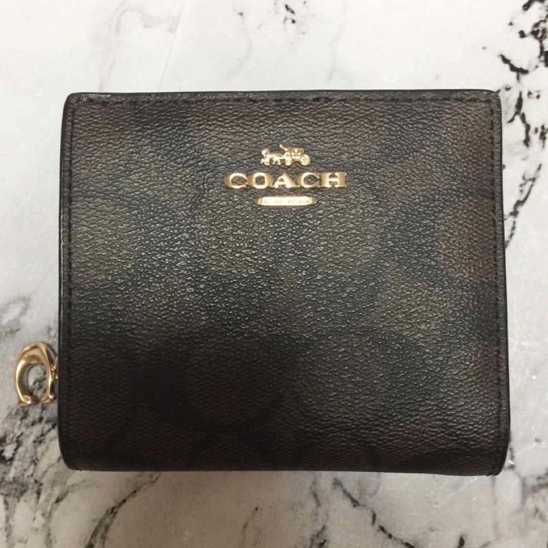 COACH 財布 小さめ 折りたたみファッション小物