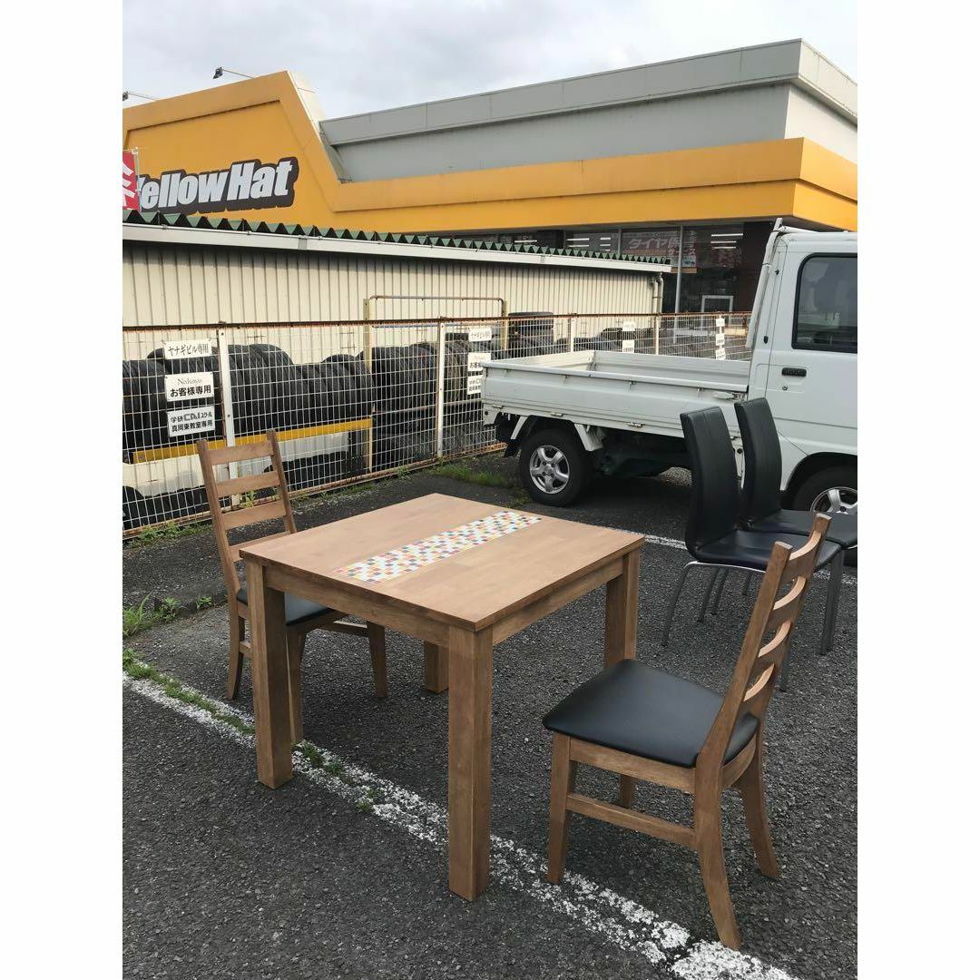 大川家具 - 大川家具 ダイニング3点セット TESTA800の通販 by は 大川家具 - 大川家具 ダイニング3点セット TESTA800の通販 by は